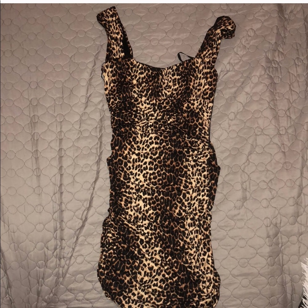 Leopard mini dress